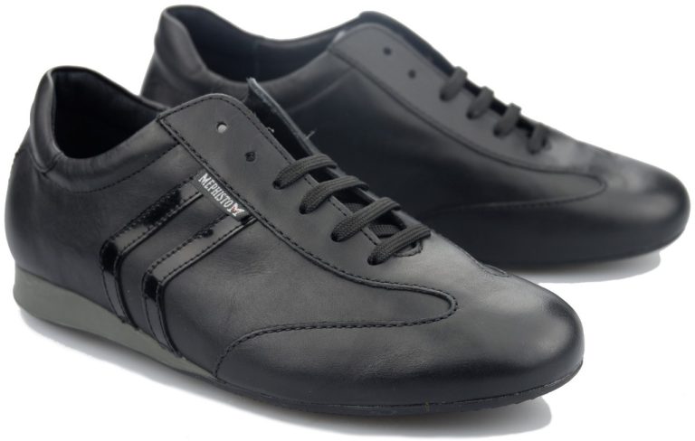Mephisto BARTY dames sneaker - zwart leer